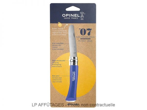 Opinel bout rond bleu