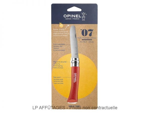 Opinel bout rond rouge 2